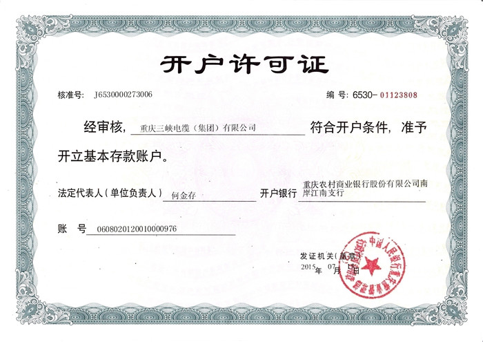 開戶許可證